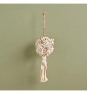 Ornamento decorativo Connely 8x18 cm - Naturale