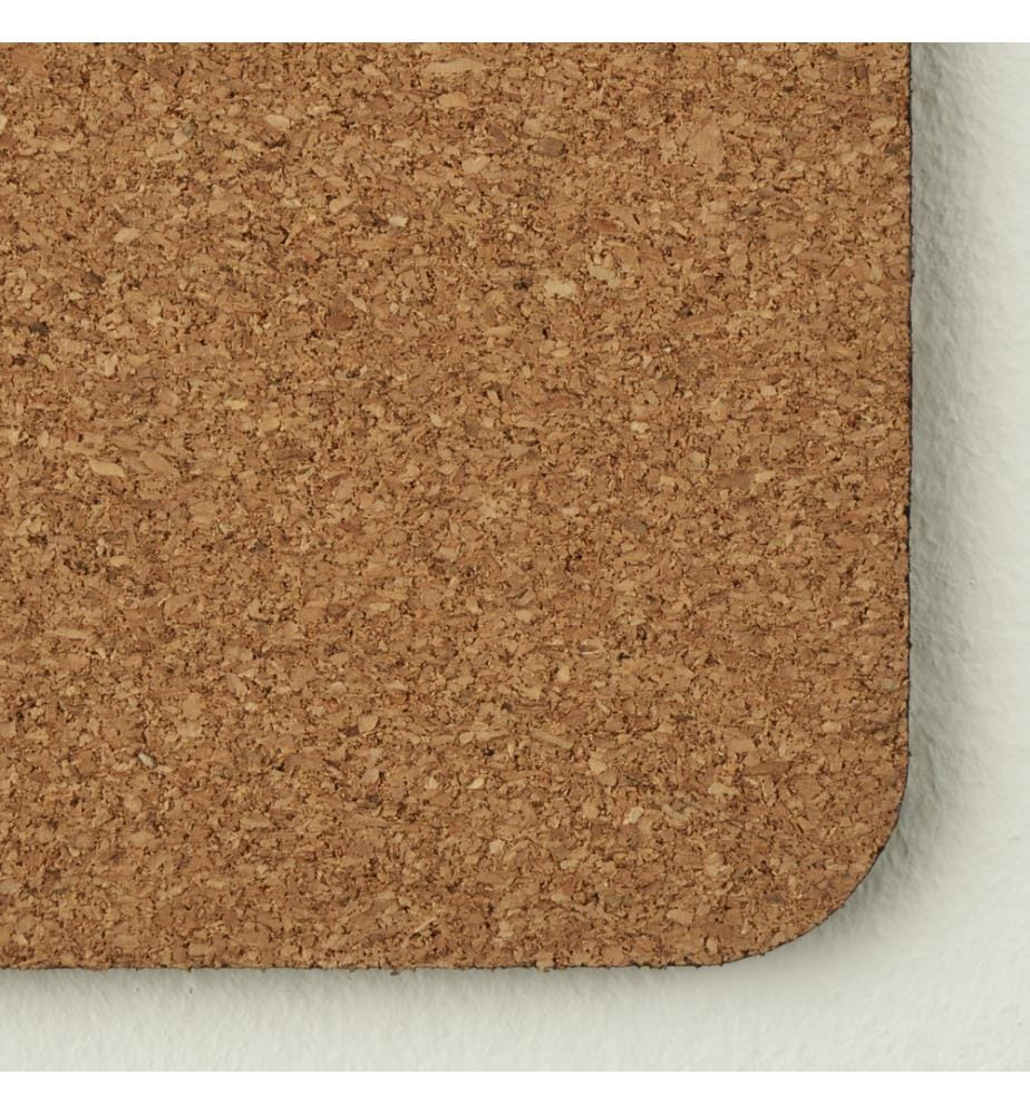 Sous-verres Learn 6 pièces 10x10 cm - Noir