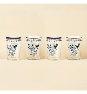 Verre rafraîchissant Bleu Blanc 510 cc - Bleu