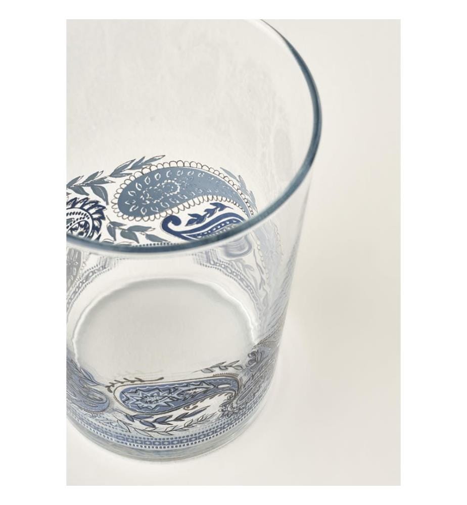 Verre à Boisson Paisley - Bleu