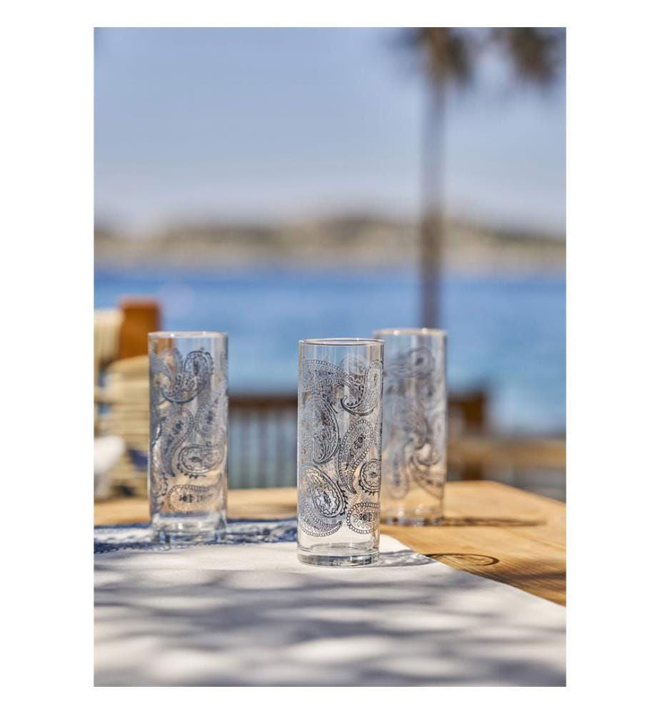 Verre à Raki Paisley - Bleu