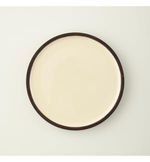 Assiette Carina 30x30x2 cm - Crème