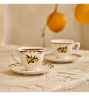 Set di 2 tazze da caffè Lemoncello da 90 cc - Multicolore