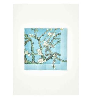 Lot de 20 serviettes en papier 33 x 33 cm - Turquoise