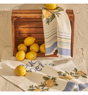 Set de serviettes de séchage Lemoncello 2 pièces 40x50 cm - Jaune