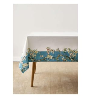 Nappe imprimée 150 x 250 cm - Turquoise