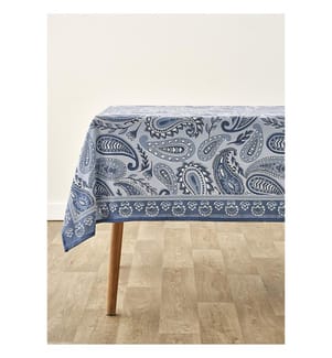 Nappe Imprimée Paisley - Bleu