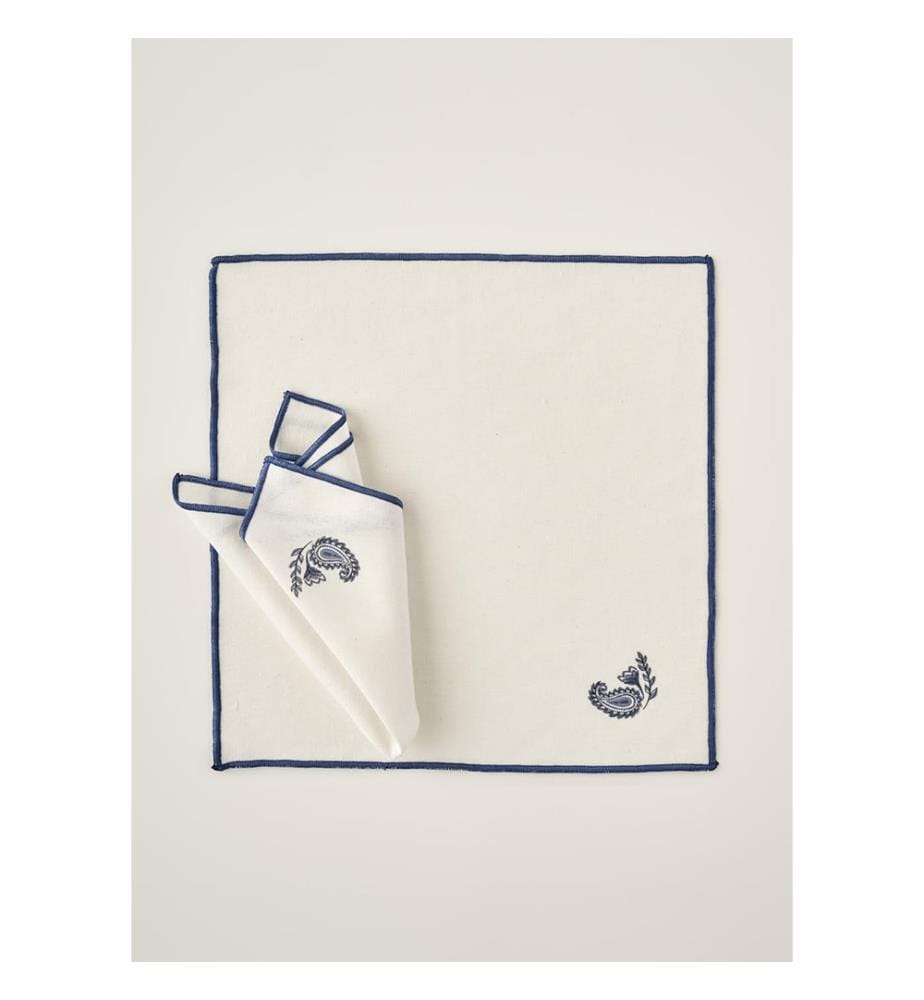 Serviette de Table Paisley - Bleu