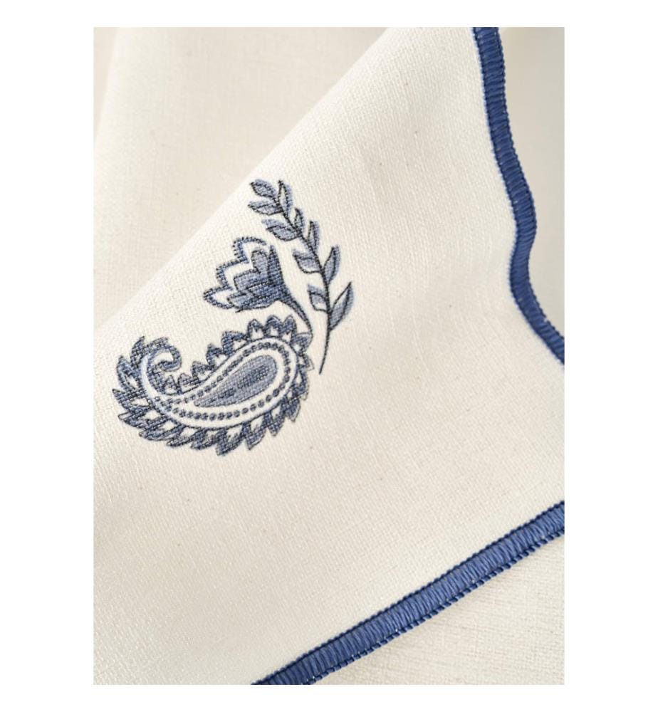 Serviette de Table Paisley - Bleu