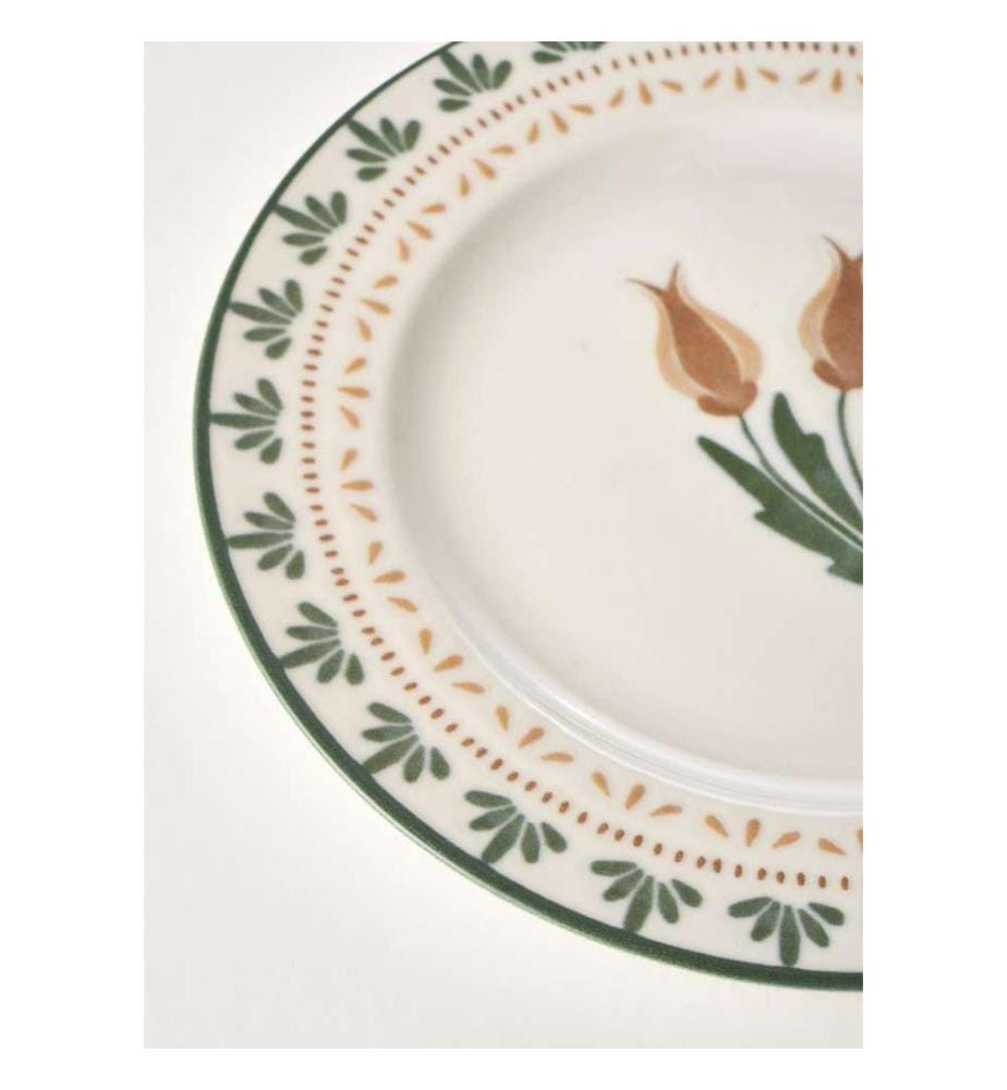 Set aus 6 Kuchentellern Tulip - Mehrfarbig