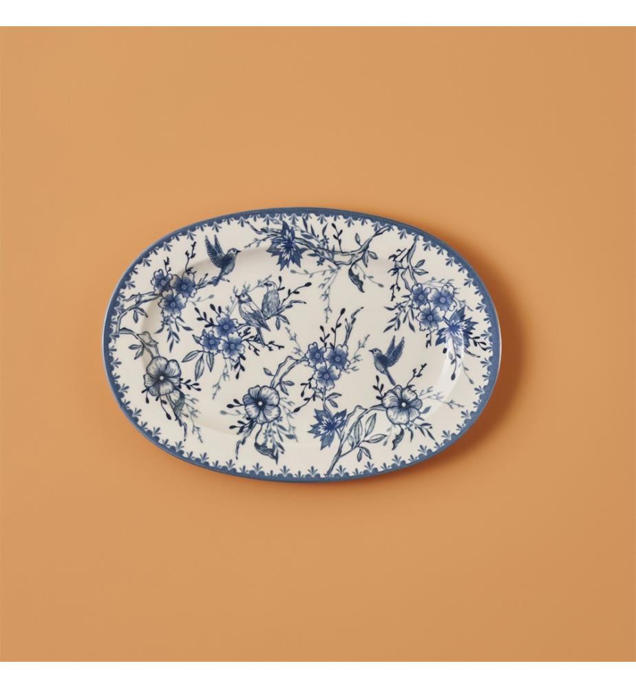 Assiette De Service Large - Bleu