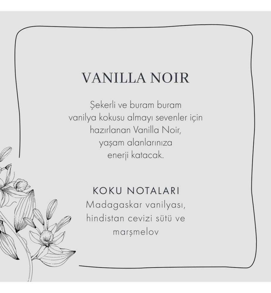Rafraîchisseur d'air Vanilla Noir 250 ml - Blanc