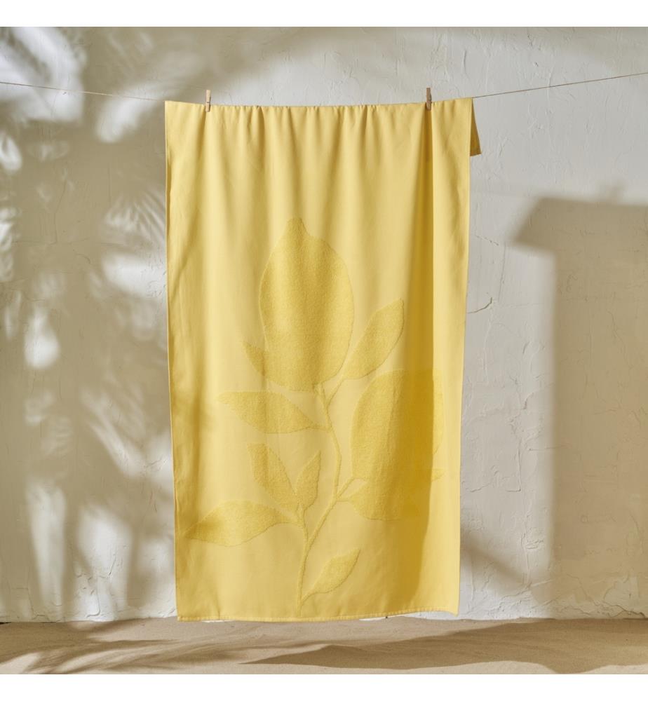 Asciugamano da spiaggia Lemoncello 90x150 cm - Giallo