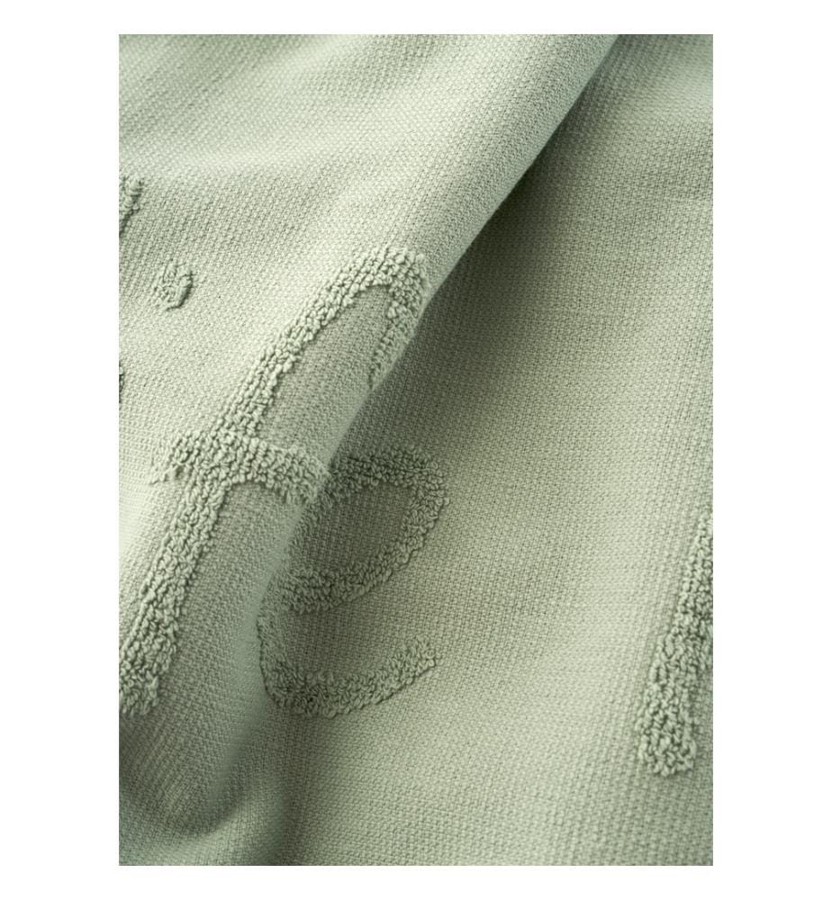 Serviette de plage en jacquard Daisy - Vert