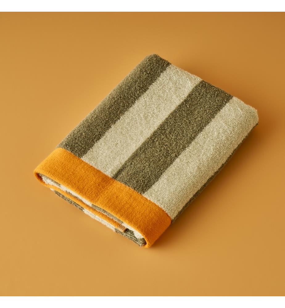 Serviette Line Face 50x70 cm - Vert