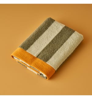 Serviette Line Face 50x70 cm - Vert