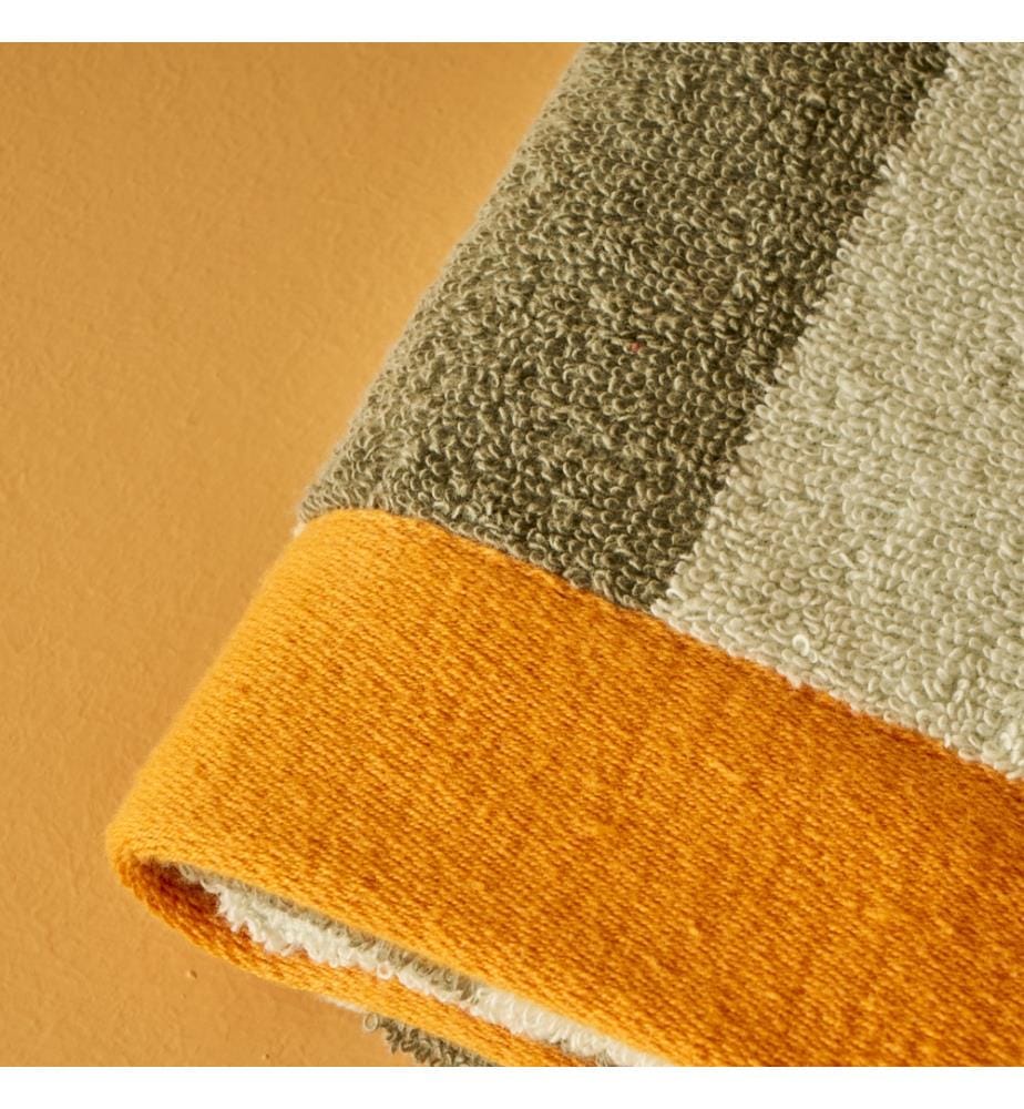 Serviette Line Face 50x70 cm - Vert