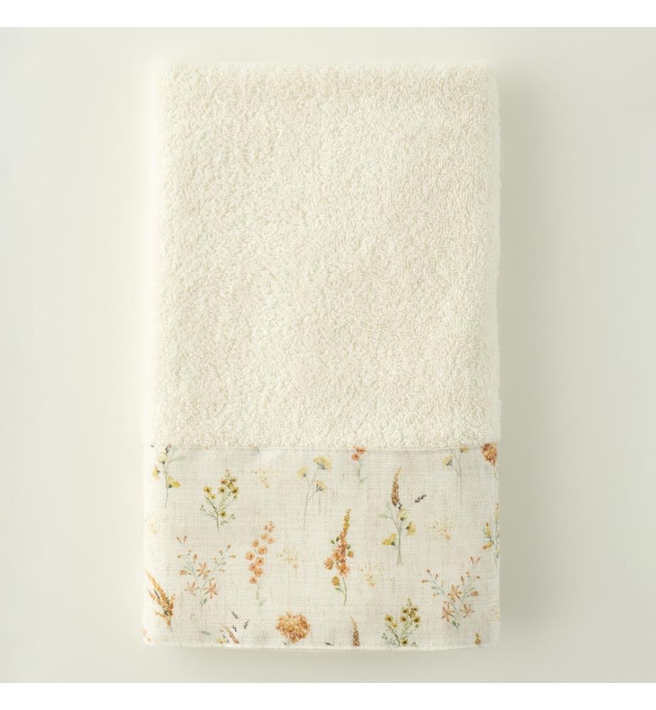 Serviette visage Floris - Crème