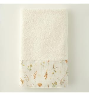 Serviette visage Floris - Crème