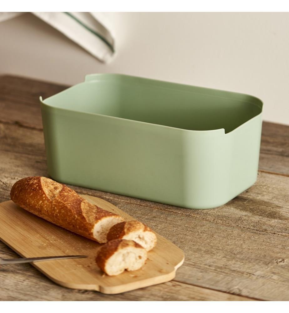 Boîte à pain avec planche 2 en 1 Breed 33x18,5x12 cm - Vert