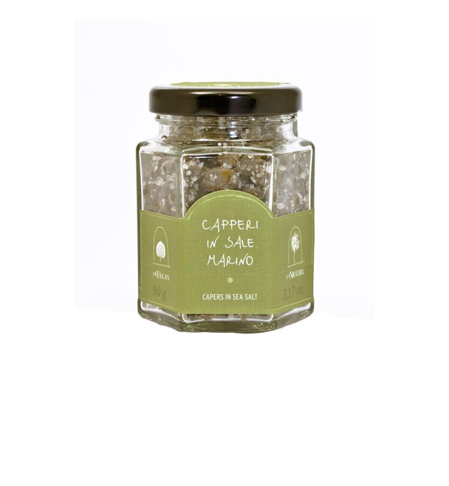 1x Kapern in Meersalz, Glas - 90 g
