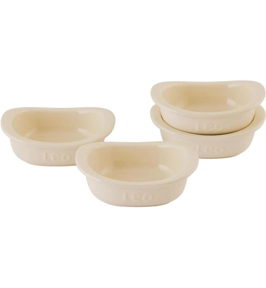 BERGHOFF - Auflaufform-Set Leo Balance 4 Stk., quadratisch, Beige 0.2 l