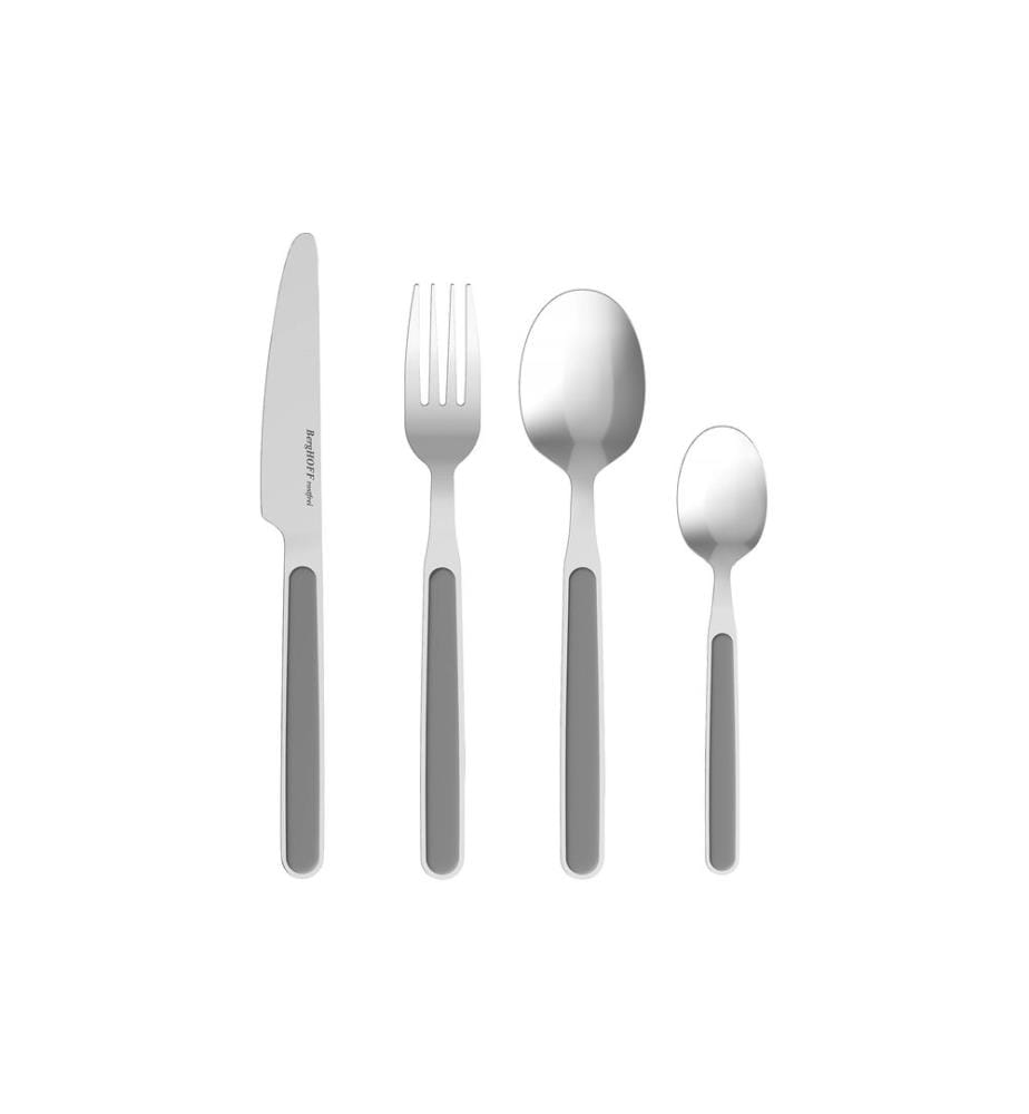 BERGHOFF - Kits de couverts Leo Balance Moonmist 24 pièces, Gris/Argenté