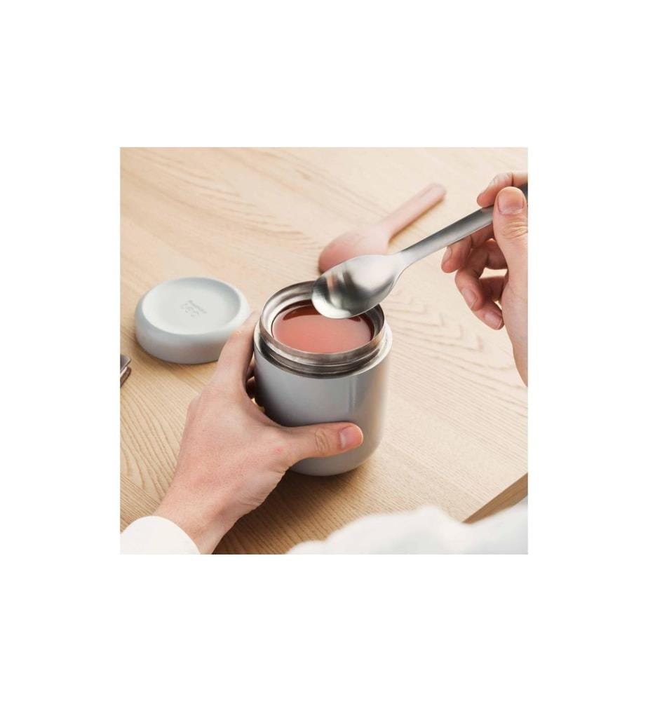 BERGHOFF - Vorratsdose Leo Ø 9.5 cm 0.5 l, Grau/Grey