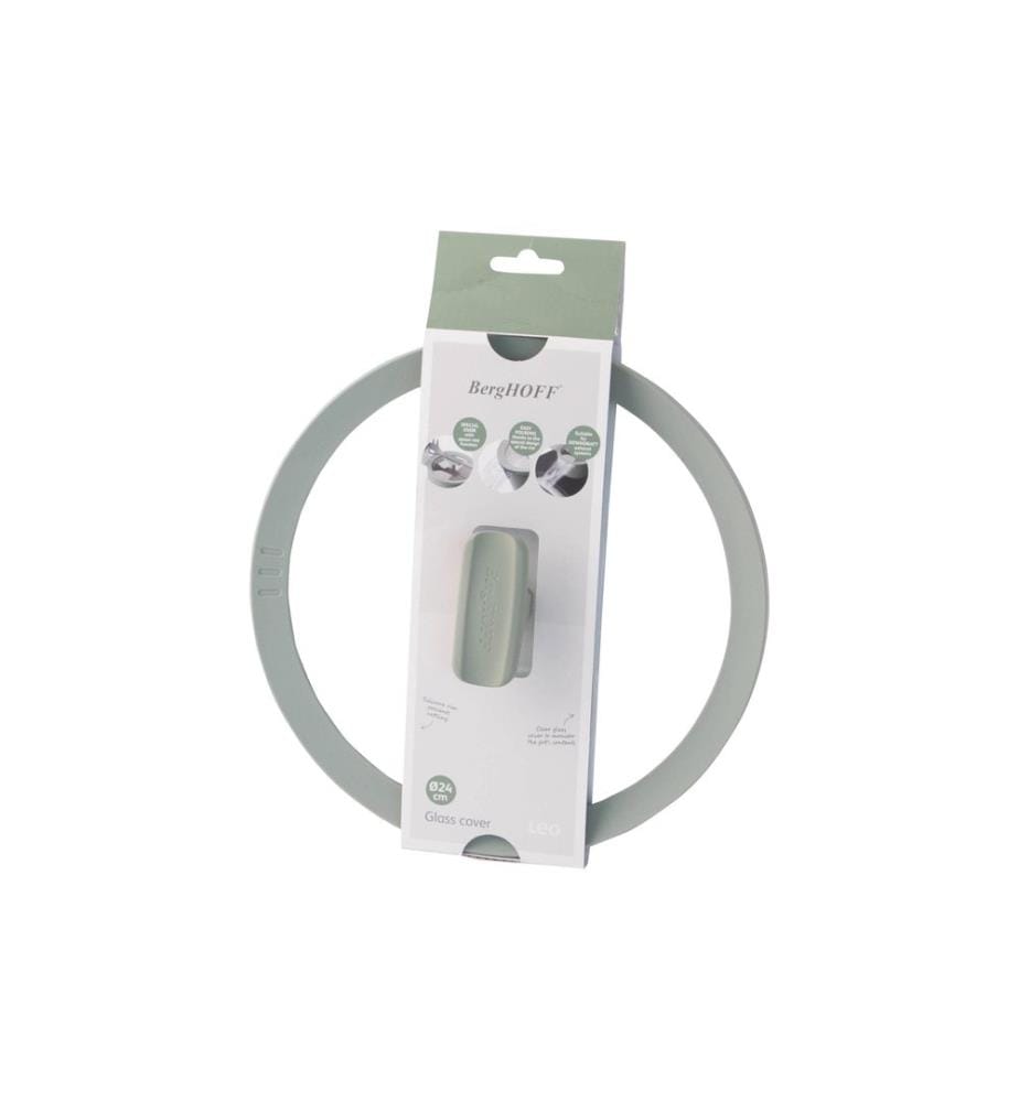 BergHOFF Glasdeckel Leo Balance Sage 24 cm, Grün