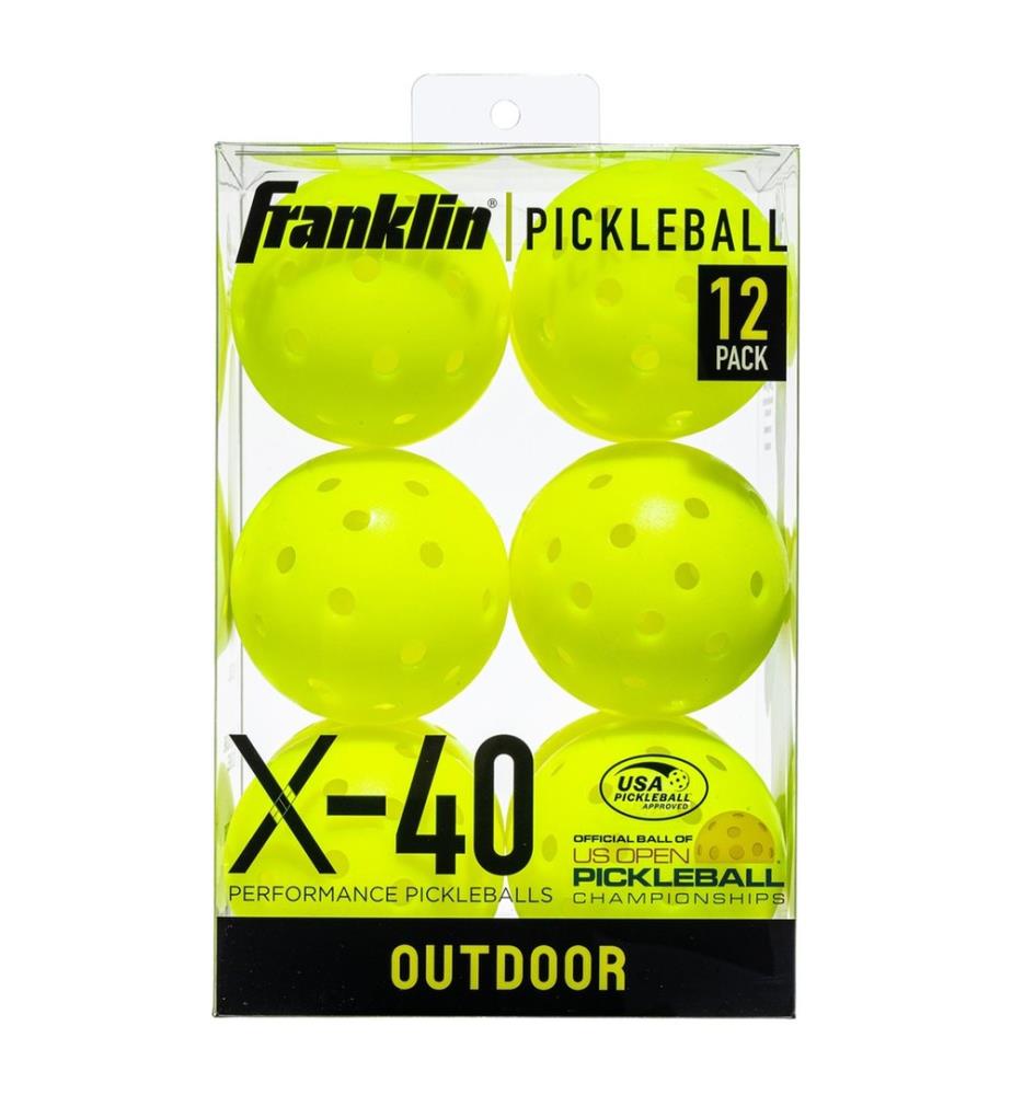 Franklin - "X-40" Picklebälle  6er-Pack  Für Aussen