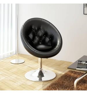 Tabouret de bar Noir Similicuir