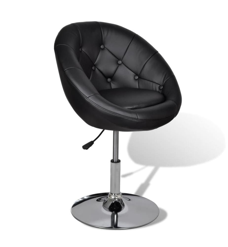 Tabouret de bar Noir Similicuir