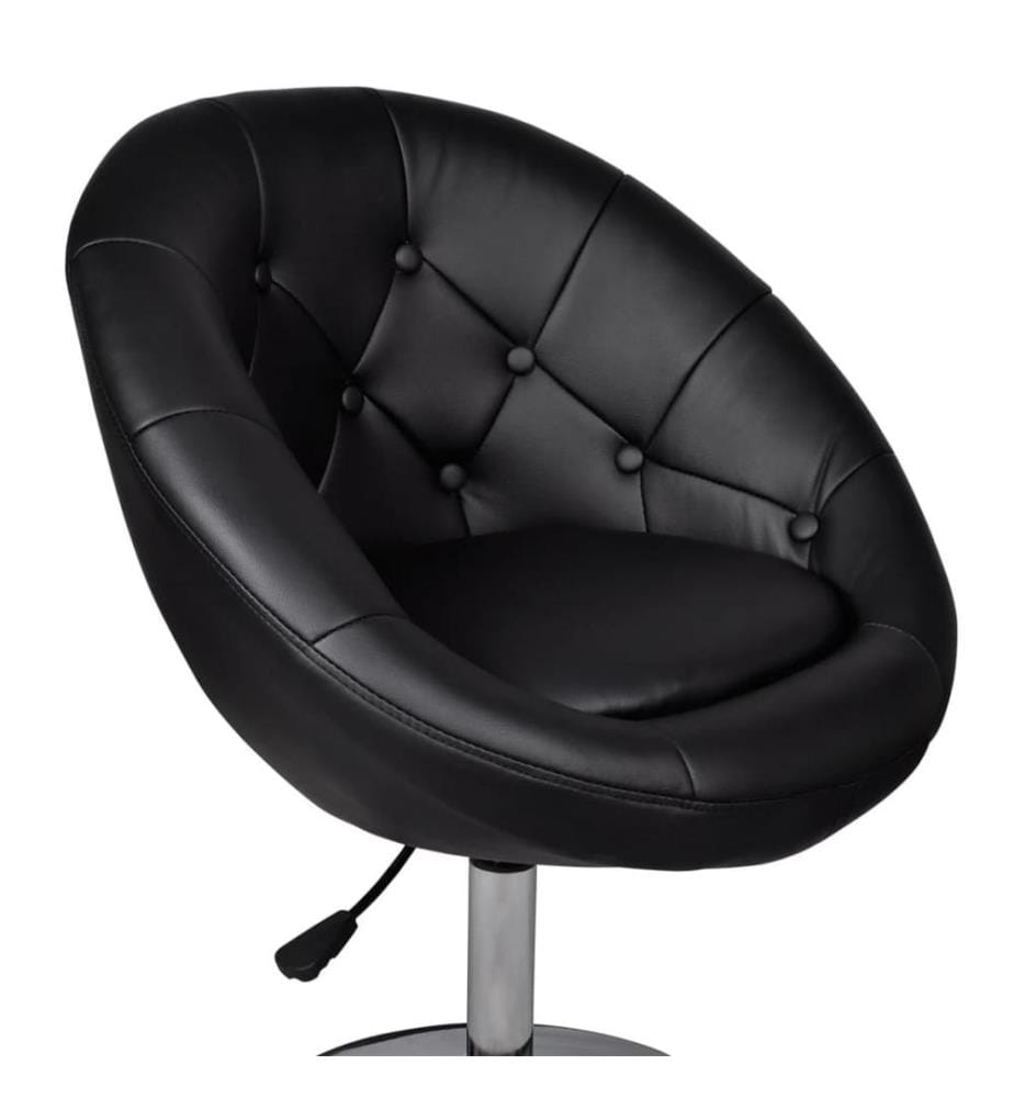 Tabouret de bar Noir Similicuir