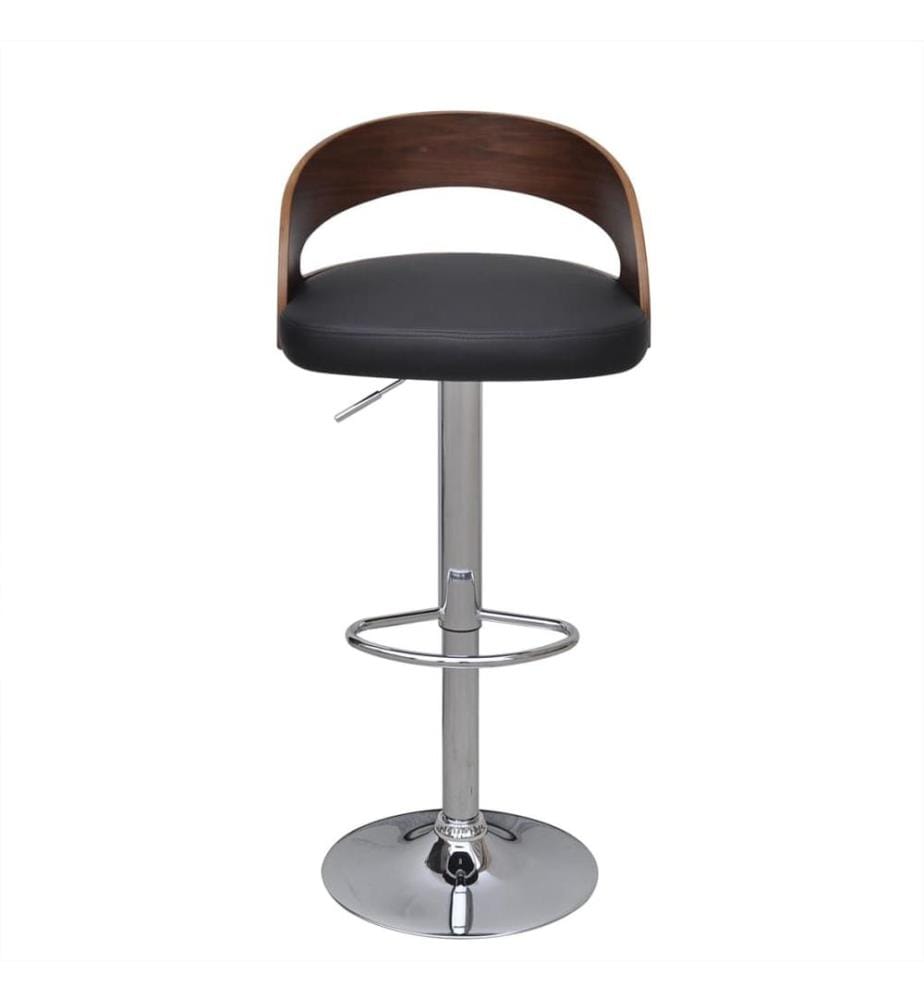 Tabourets de bar lot de 2 bois courbé