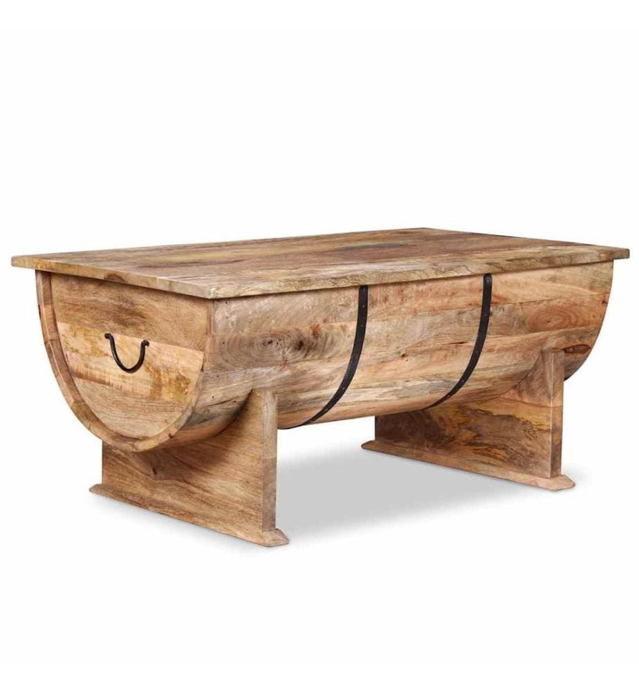 Table basse Bois de manguier massif 88x50x40 cm