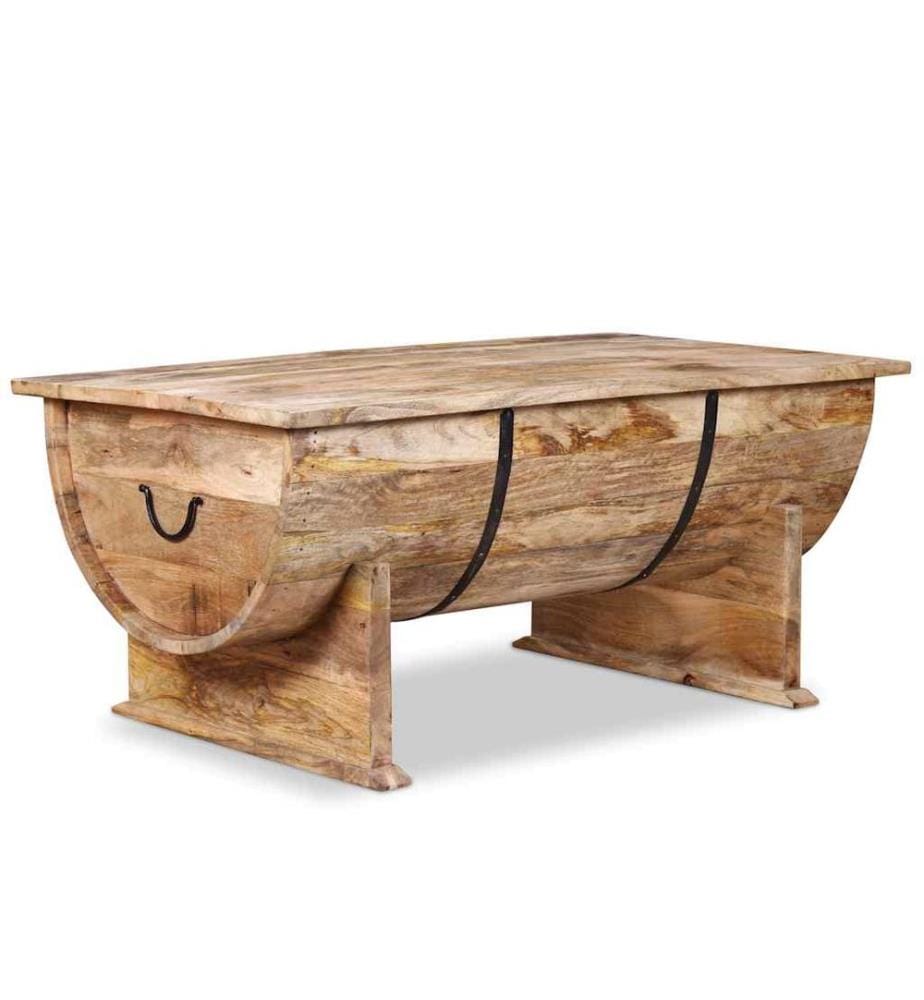 Table basse Bois de manguier massif 88x50x40 cm