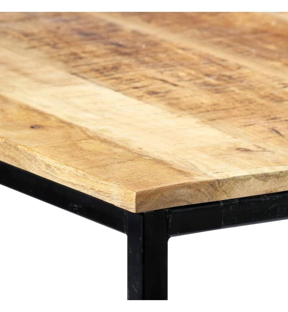 Esstisch 140x70x75 cm Raues Mangoholz