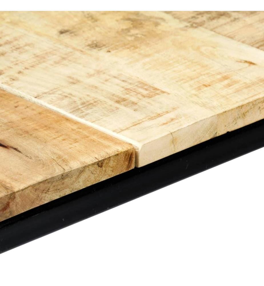 Esstisch 140x70x75 cm Raues Mangoholz
