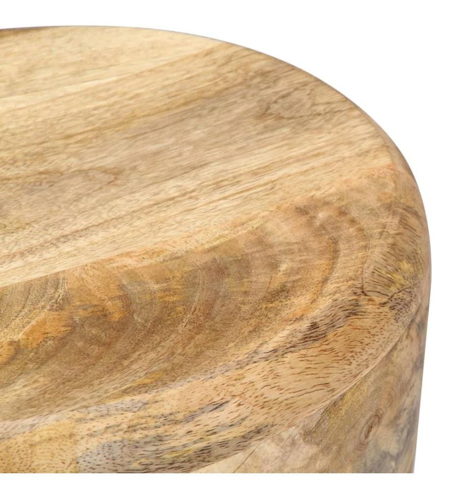 Chaises de bar lot de 2 bois de manguier solide