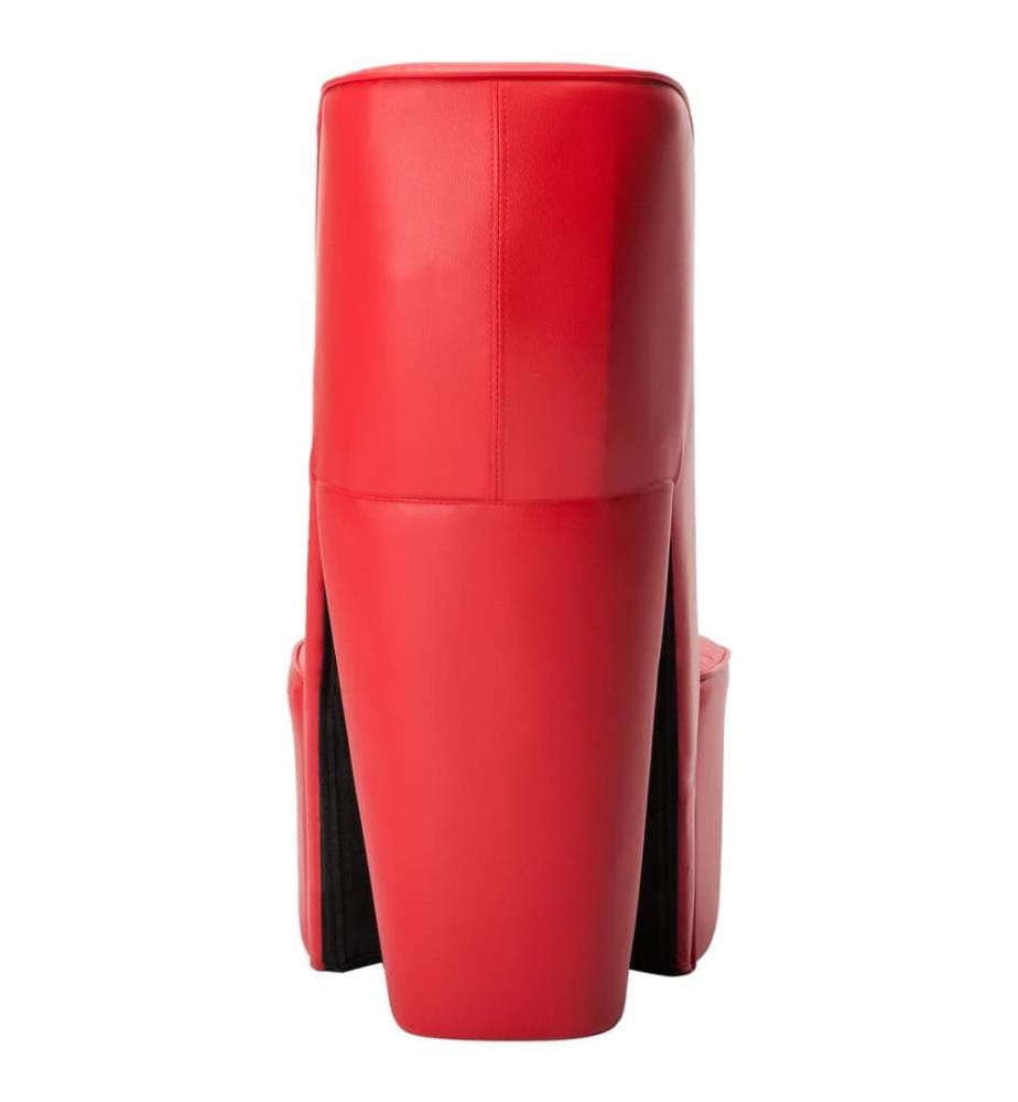 Chaise en forme de chaussure à talon haut Rouge Similicuir