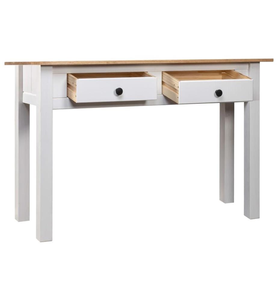 Konsolentisch Weiss 110x40x72 cm Kiefernholz Panama