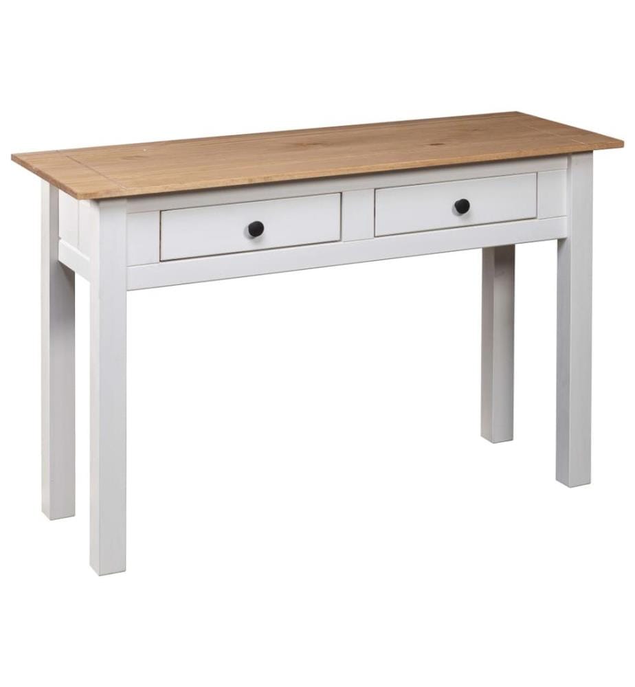 Konsolentisch Weiss 110x40x72 cm Kiefernholz Panama