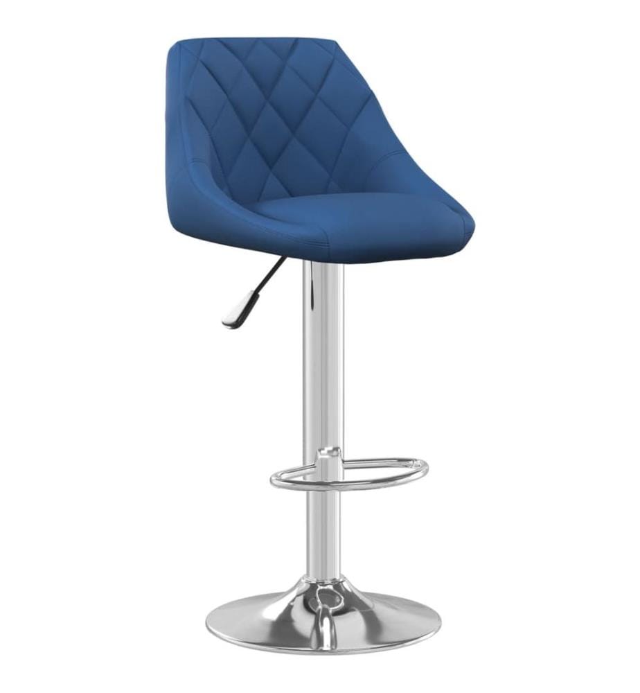 Tabouret de bar Bleu Velours
