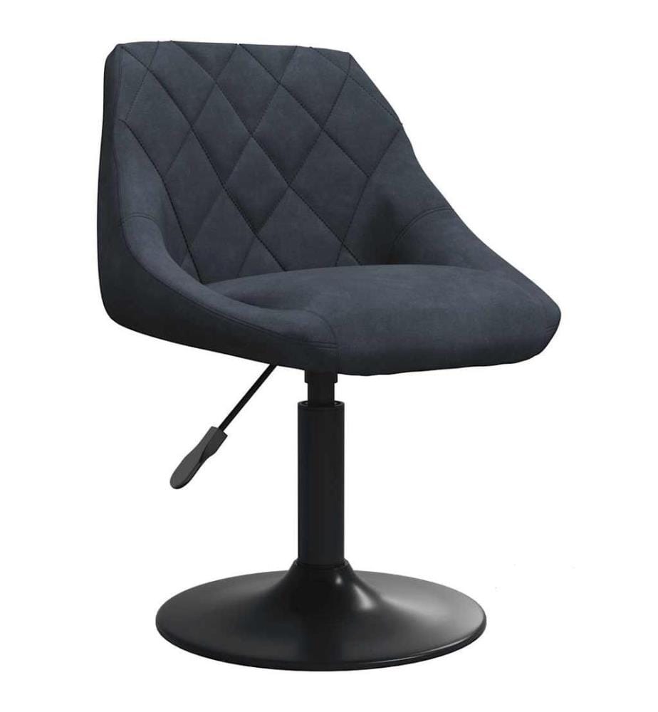 Tabouret de bar Gris foncé Velours