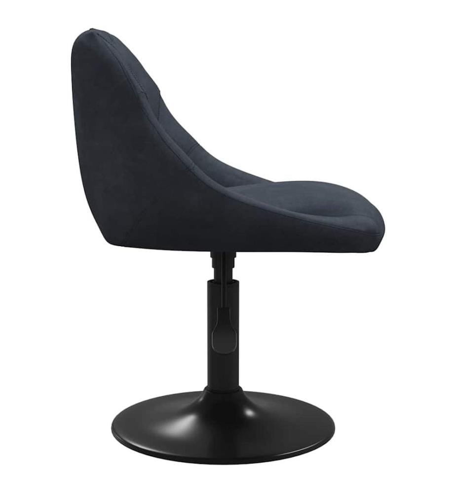 Tabouret de bar Gris foncé Velours