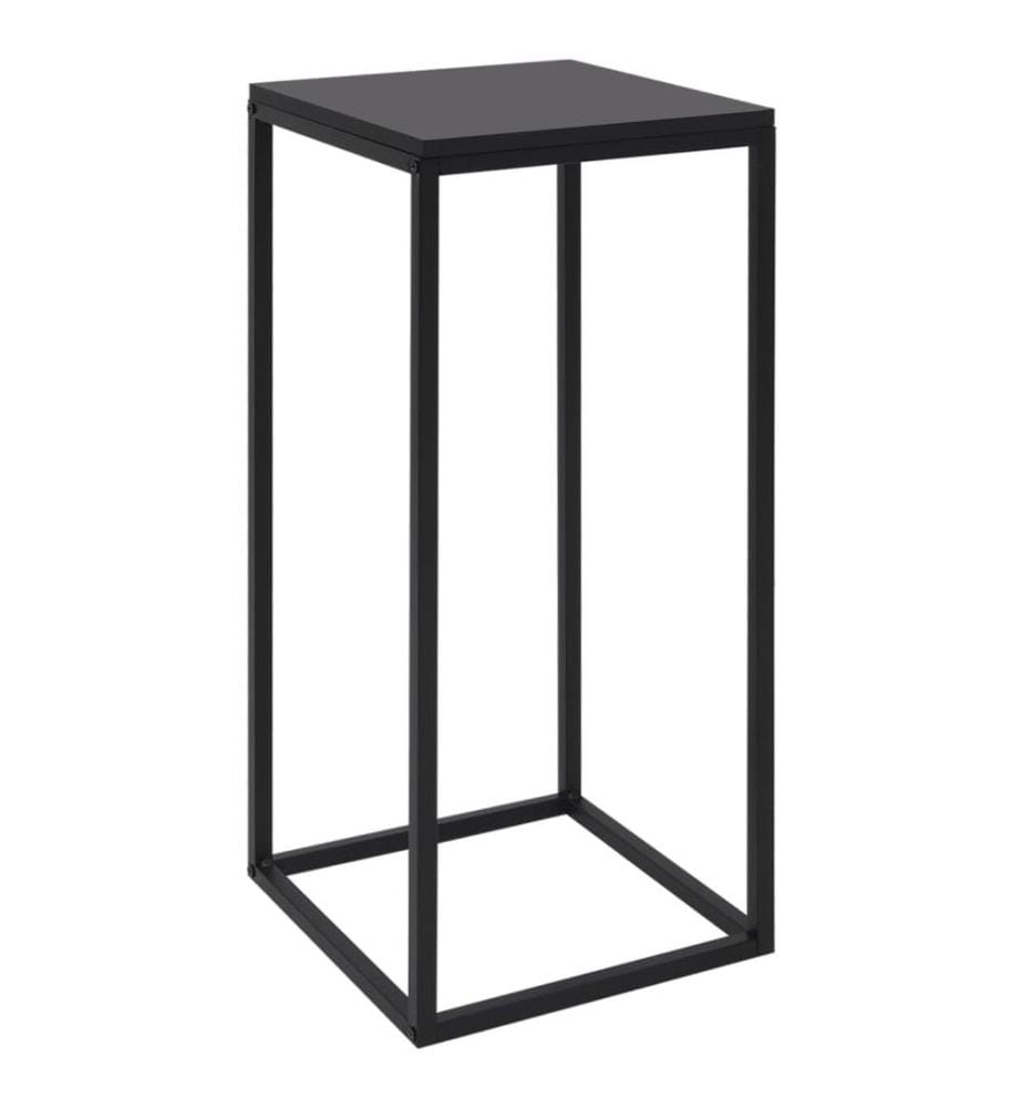 Tables d'appoint 2 pcs Noir Acier