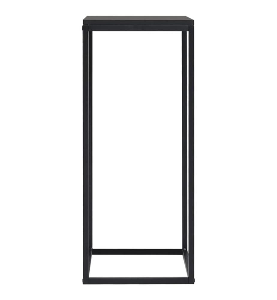 Tables d'appoint 2 pcs Noir Acier