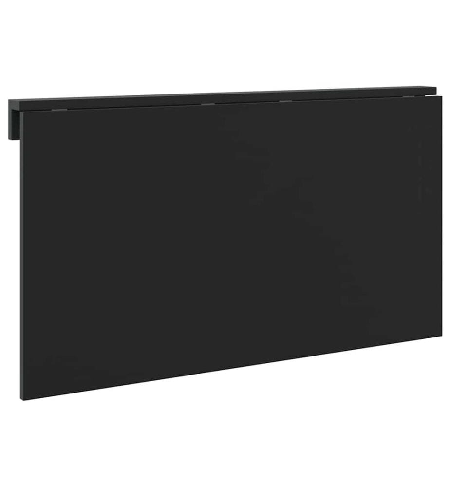 Table murale pliable Noir 100x60x56 cm Bois d'ingénierie