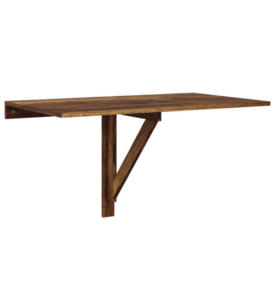 Wand-Klapptisch Räuchereiche 100x60x56 cm Holzwerkstoff