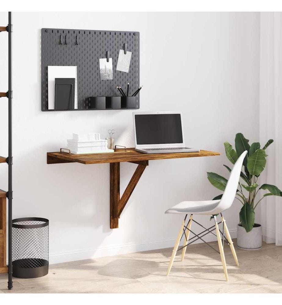 Wand-Klapptisch Räuchereiche 100x60x56 cm Holzwerkstoff